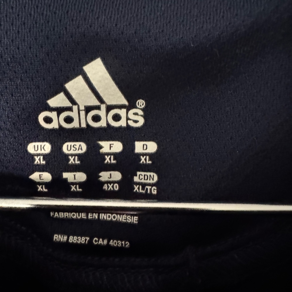 Adidas Men's Dark Blue Sports Jersey - Picture 2 of 5